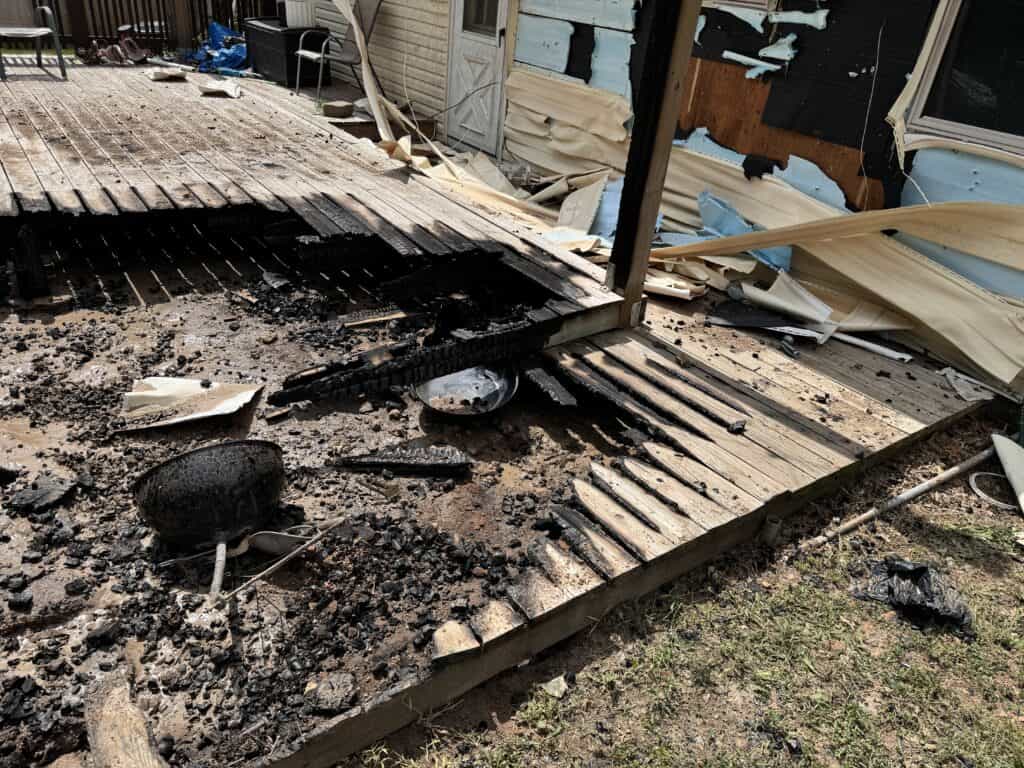 fire and smoke damage